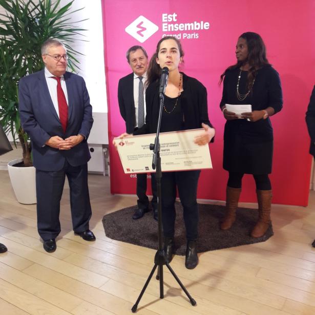 ESS, territoire, Est ensemble, pouvoirs publics Est Ensemble, remise trophés à l'association Rebelle